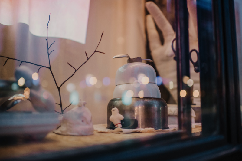 Vindusutstilling – Daniela Bergschneider, Katrin Rusten, Christian Dupont, Haruka Fukao