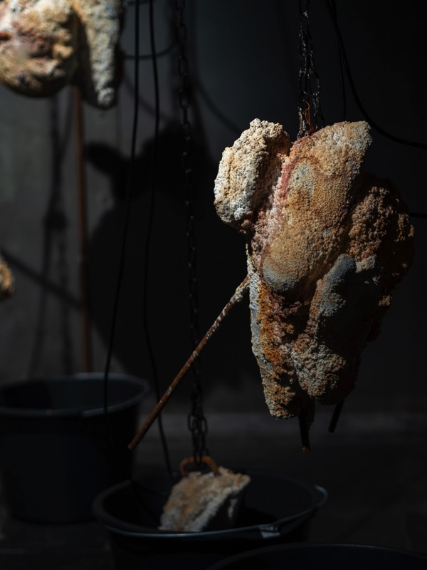 <p>Betong, lenker, armeringsjern, murerbøtte, plastslanger, vann</p>